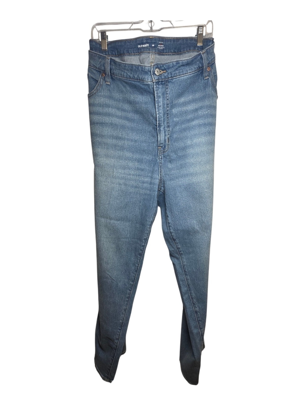 NWT Old Navy High Rise OG Loose Jeans Medium Wash 26